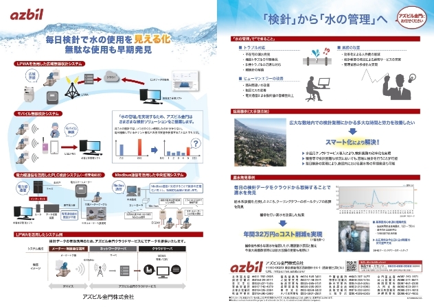 検針ソリューション～毎日検針で水の使用量を見える化、無駄な使用も早期発見～