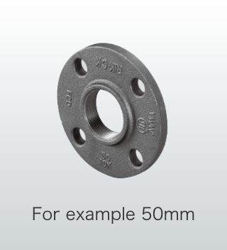 Companion flange ＜JIS 10K flange＞
