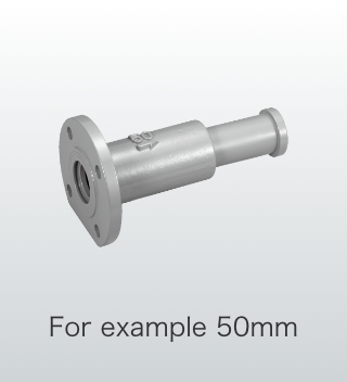 Expansion Supplemental Pipe for Large Meter Example for 50mm