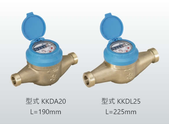 型式 KKDA20 L=190mm 型式 KKDL25 L=225mm