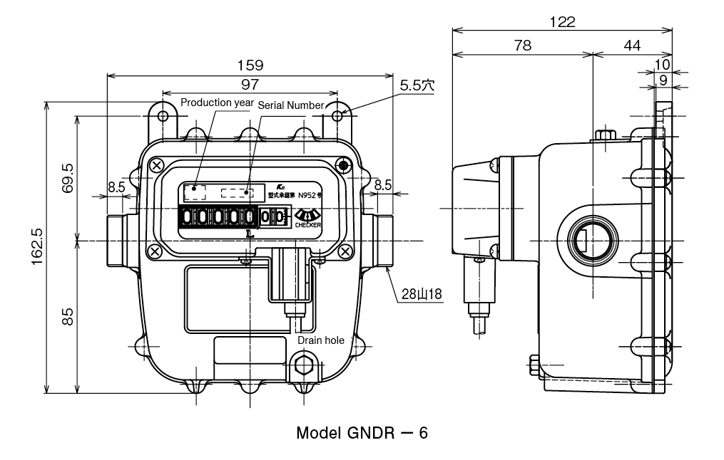 Main Dimensions and External Dimensions