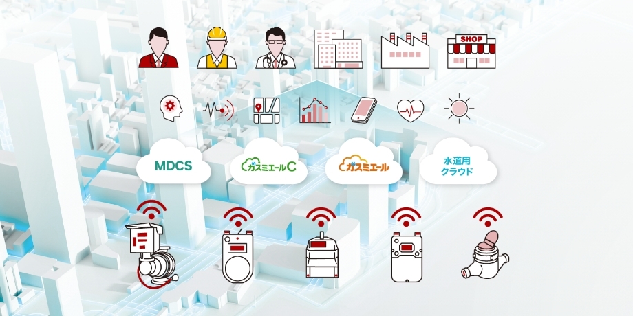 電力、ガス、水道＋αのデータを重ね合わせた新たな価値を社会へ提供